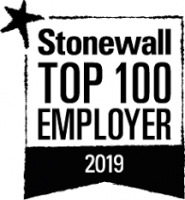 Stonewall Top 100 Employer 2019 logo